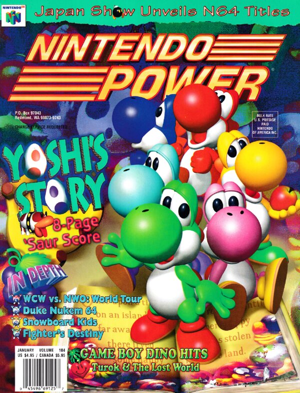 Nintendo Power Issue 104 (January 1998) cover